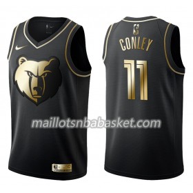 Maillot Homme Memphis Grizzlies Mike Conley 11 Nike Noir Gold Edition Swingman
